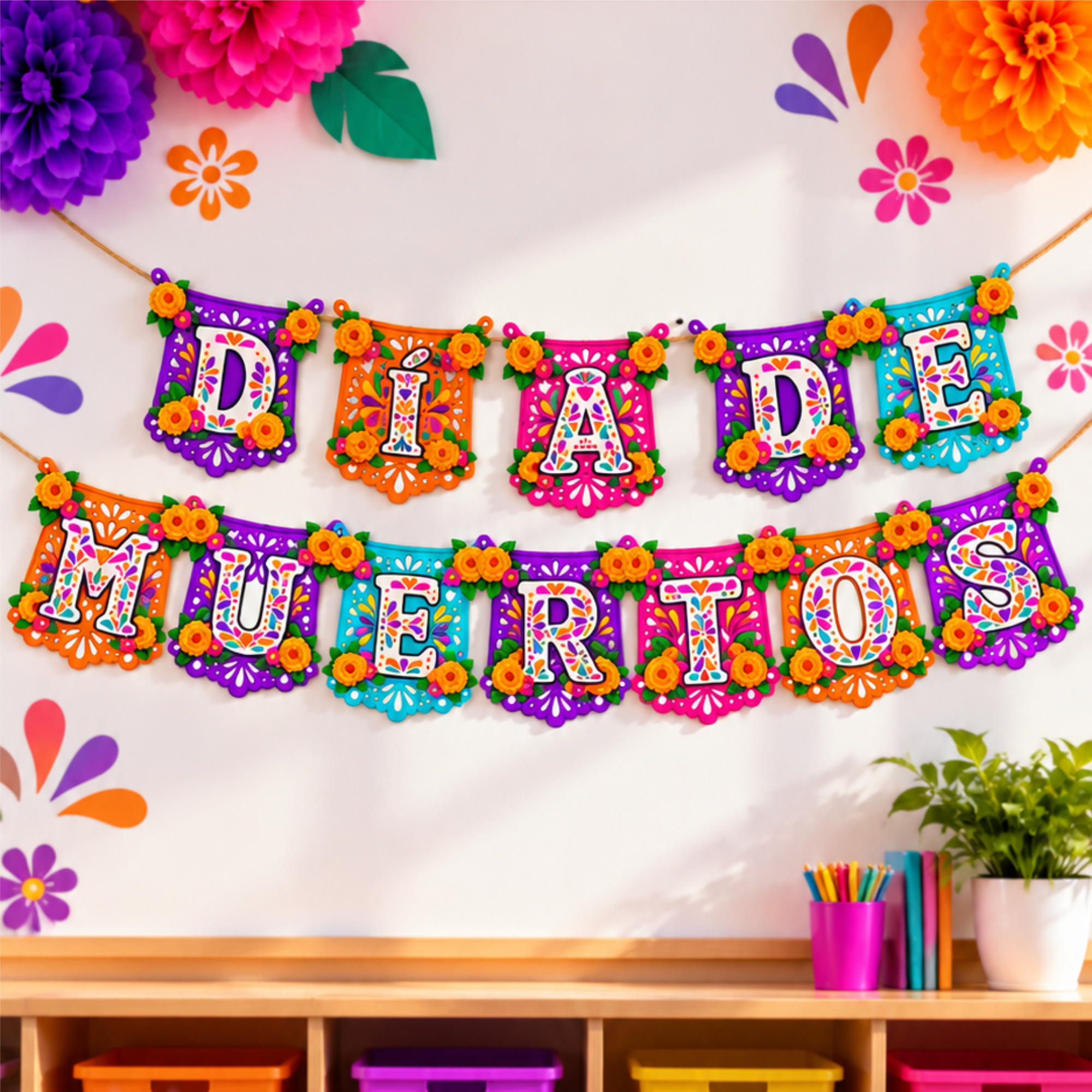 Guirnalda día de Muertos - Imagen 2