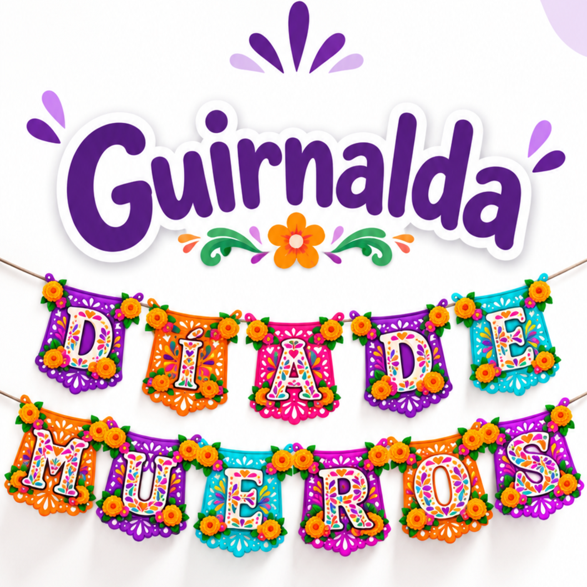 Guirnalda día de Muertos